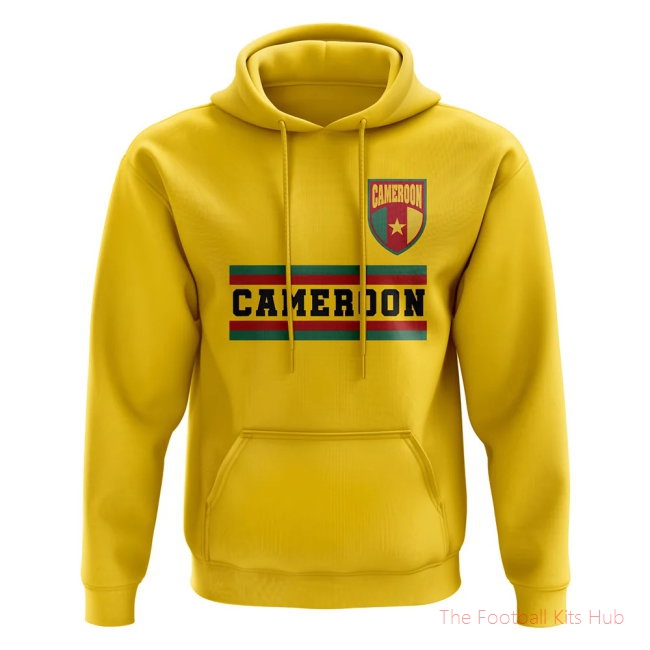 Cameroon Core Football Country Hoody (Yellow)