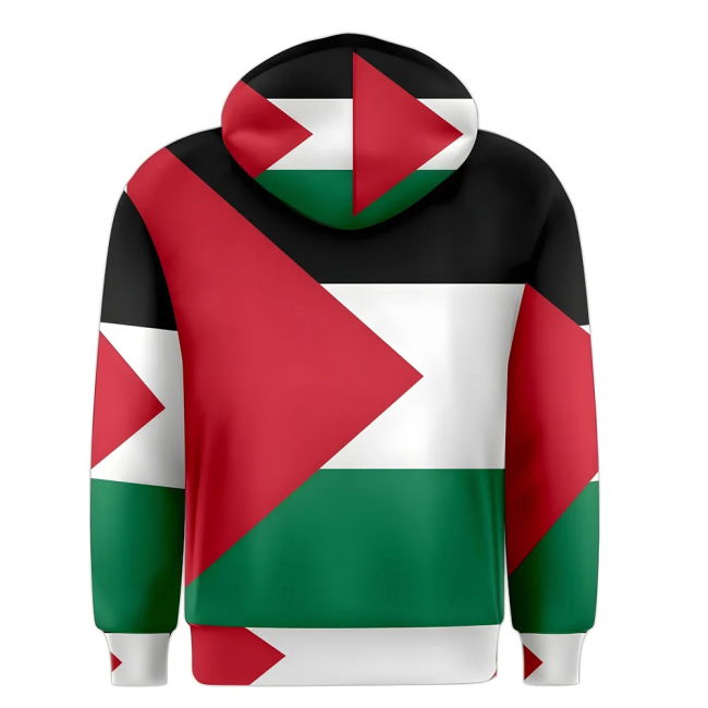Performance-Driven Match-Ready Palestine Sublimated Flag Hoody
