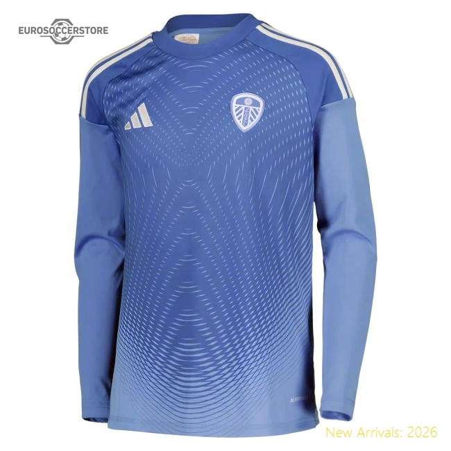 Premium 2025-2026 Leeds Home Long Sleeve Goalkeeper Shirt (blue)