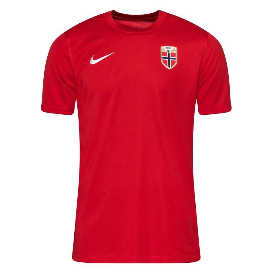 Norway Nike Training T Shirt Red Kids Supporter Version