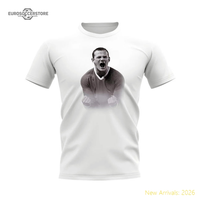 Official Wayne Rooney Manchester United Legend T-shirt (white)