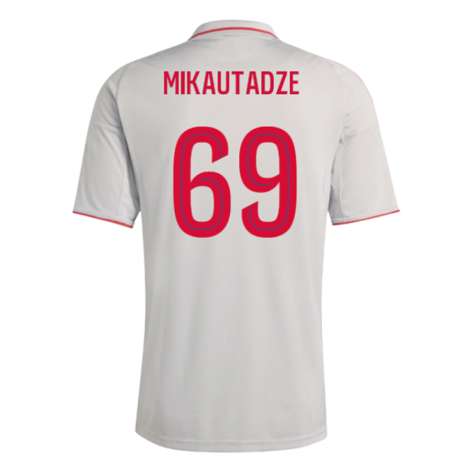 Genuine 2025-2026 Olympique Lyon Third Shirt (Mikautadze 69)