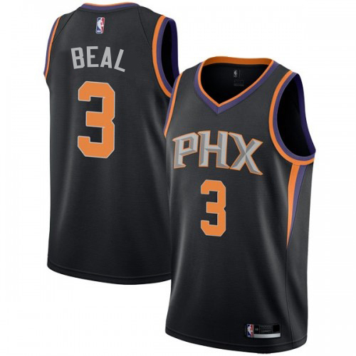 Nike Suns #3 Bradley Beal Black NBA Swingman Statement Edition Jersey