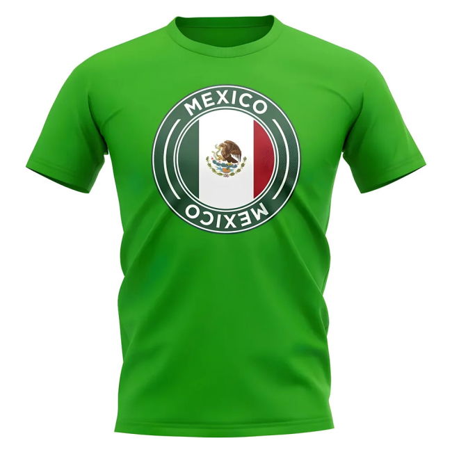 Mexico Football Badge T-Shirt (Green)