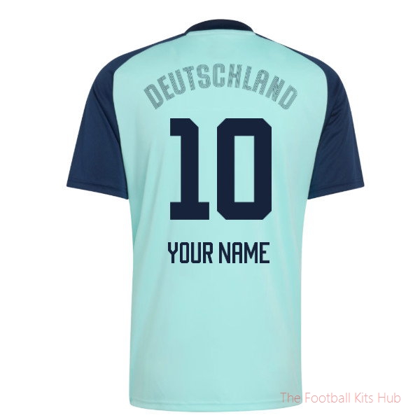 2026-2027 Germany Away Pre-Match Shirt (Flash Aqua) (Your Name)