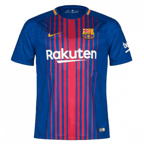 Barcelona Home 201718 Soccer Jersey Shirt - Official Replica 12397