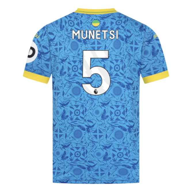 Proud Wolves Wolves Third Shirt Munetsi #5 Durable Material Update...