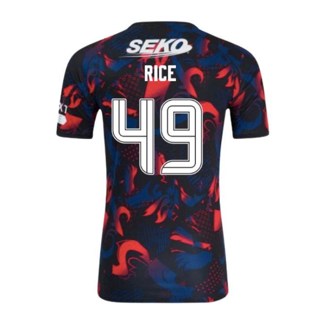 Gers Rice #49 Pro Series True Updated Design Fan Shirt - Scotland Football