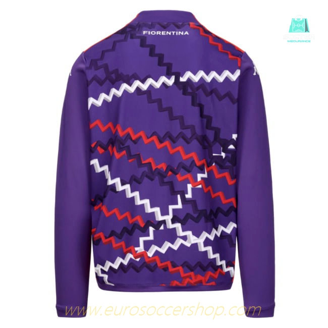 2024-2025 Fiorentina Training Sweat 1/4 Zip (Purple)