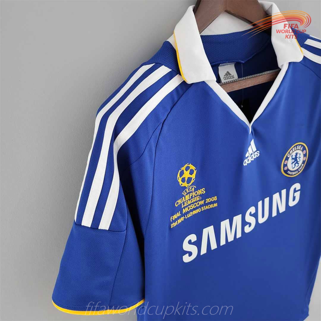Chelsea 07-08 Home UCL Final Football Kit