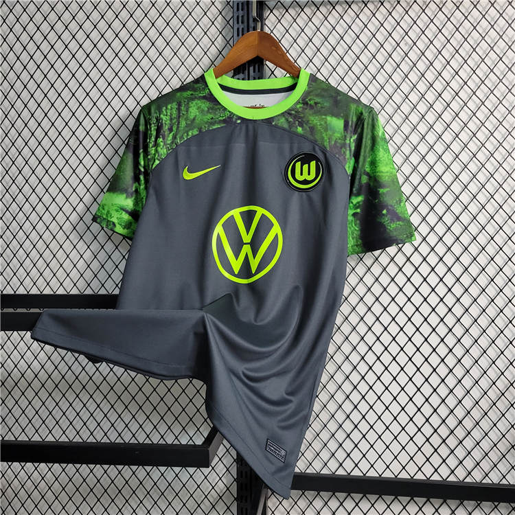 Wolfsburg 2324 Away Soccer Jersey Football Shirt - Official Replica