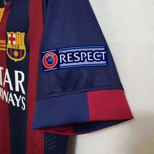 2014-2015 Barcelona Local - Moisture Wicking - International Soccer