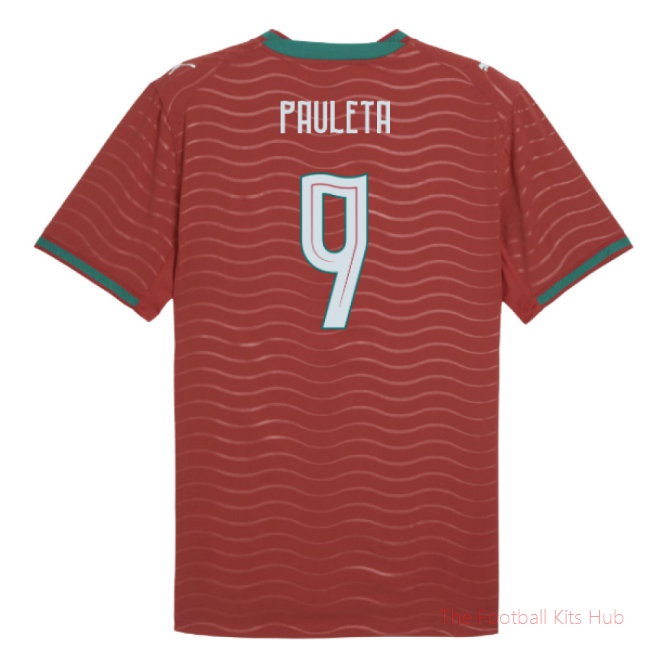 2026-2027 Portugal Authentic Home Shirt (Pauleta 9)