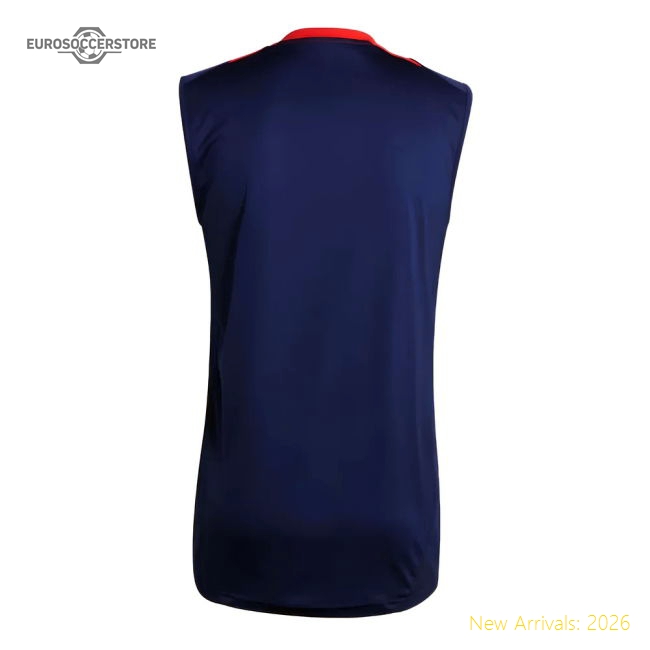 2024-2025 Man Utd Sleeveless Jersey Night Indigo Premium