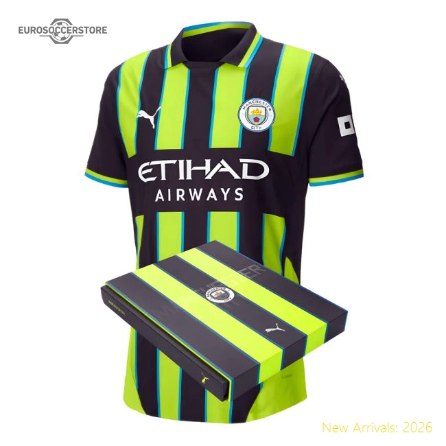 2024-2025 City Man Away Football Top W/Packaging Fan Edition