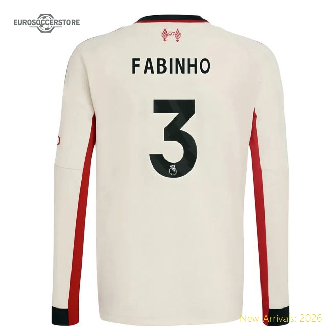 Non-toxic Liverpool Kids Jersey Fabinho 2025-2026 Drycell