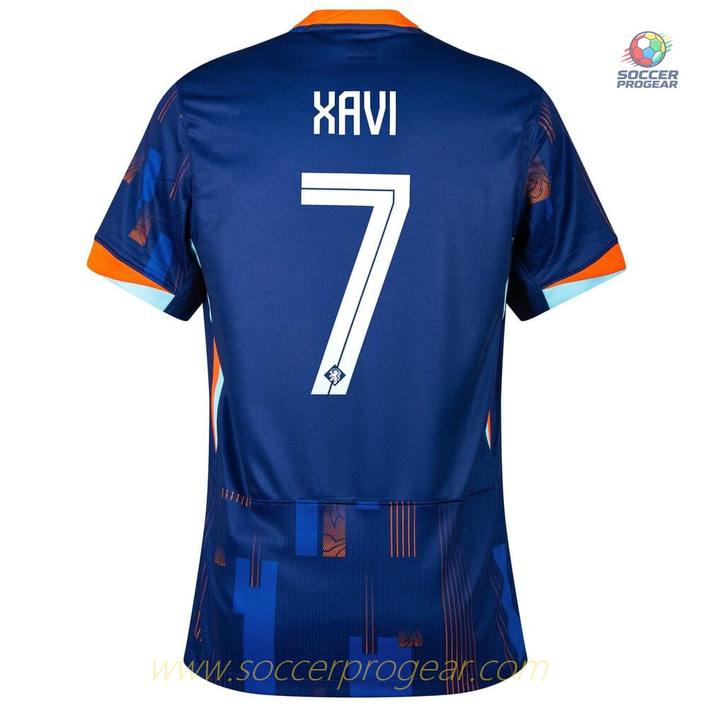 Netherlands 2024-2025 Collection Season Away Team Soccer Shirt Xavi