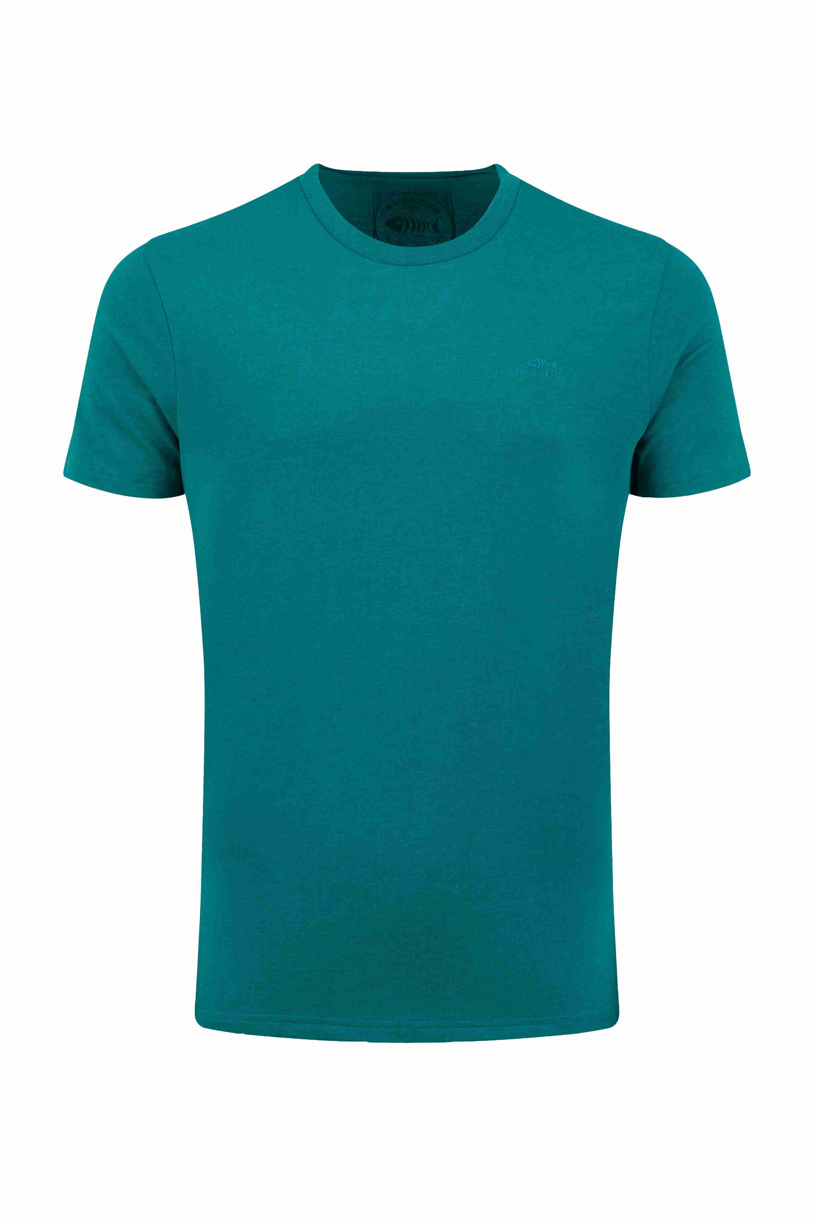 Hooked Branded T-Shirt Peacock Blue