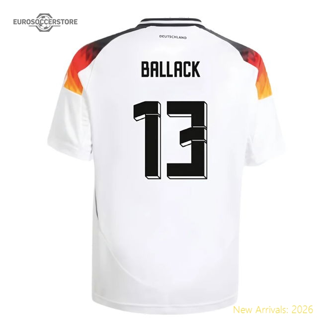 Child-friendly Kids Football Team Ballack Jersey 2024-2025 Easy-care