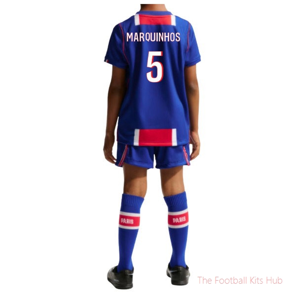 Stadium PSG Home Little Boys 2026-2027 Mini Kit (Marquinhos 5)