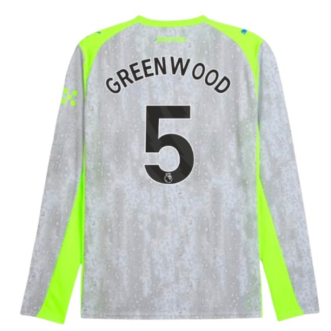 2025-2026 City Man Long Sleeve Third Jersey (Greenwood 5)