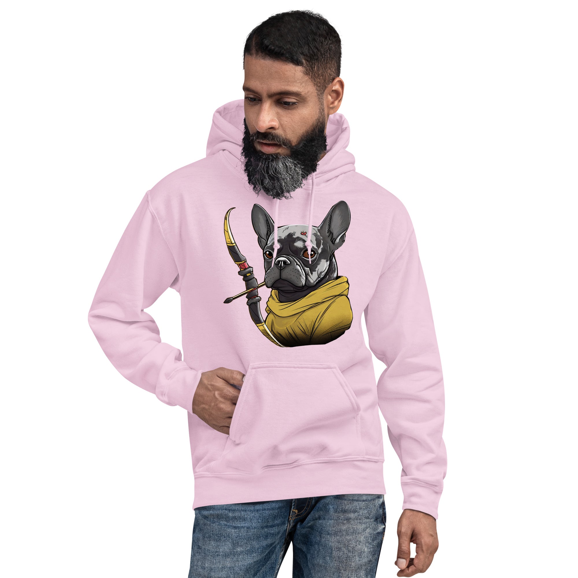 Frenchie Love Unisex Hoodie - Soft & Chic Apparel for Dog Enthusiasts