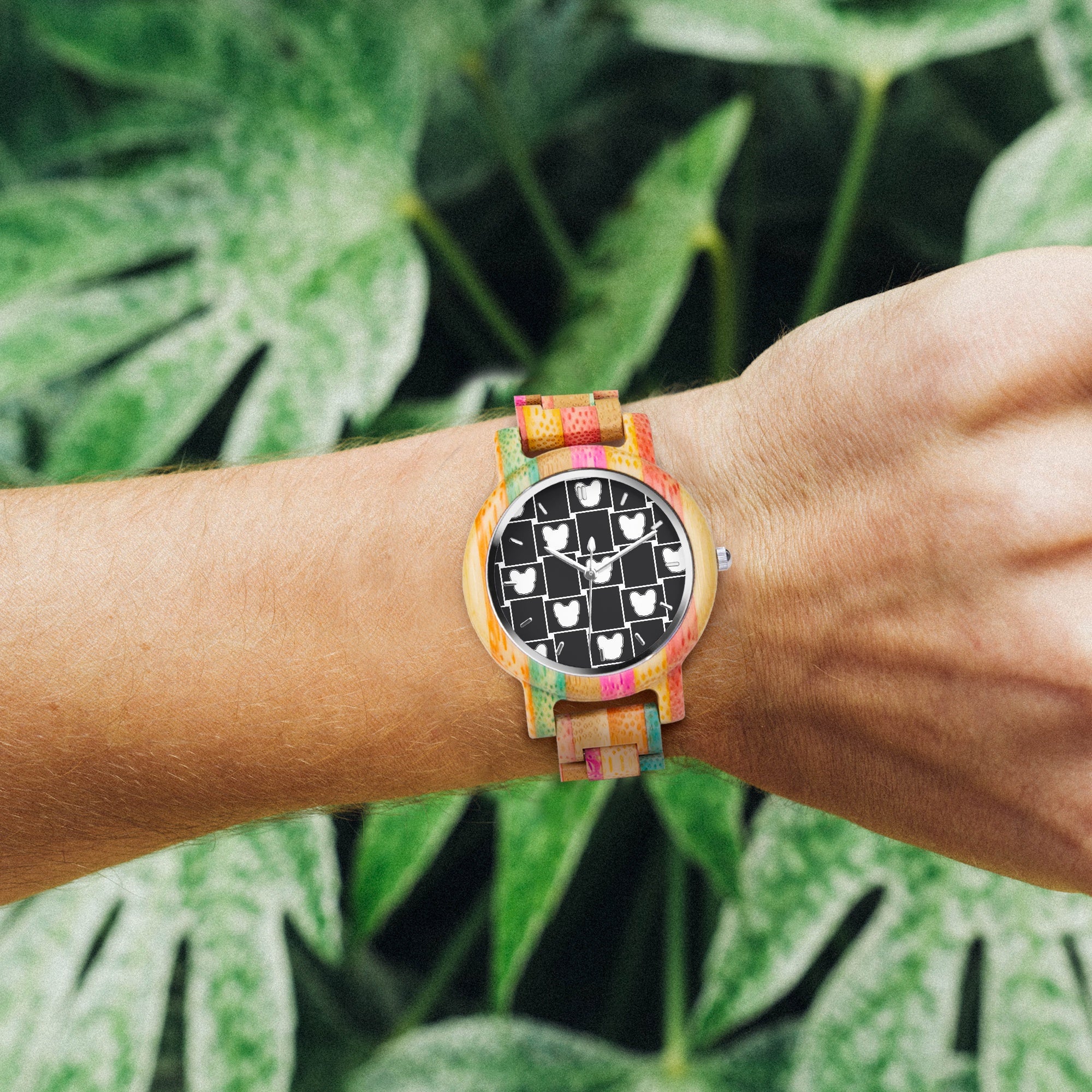 Pet-Lover Ames - Stylish Wooden Watch For Frenchie Lovers for Dog Owners