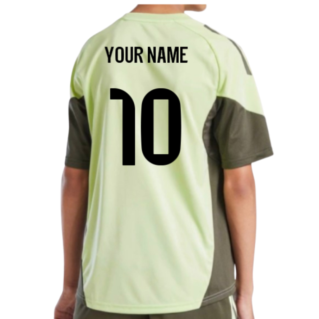 2025-2026 Real Madrid Training Jersey (Almost Lime) - Kids (Your Name)