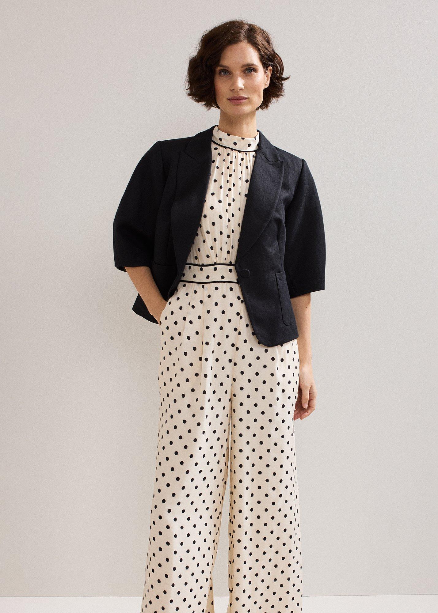 Marilee Spot Corsage Jumpsuit