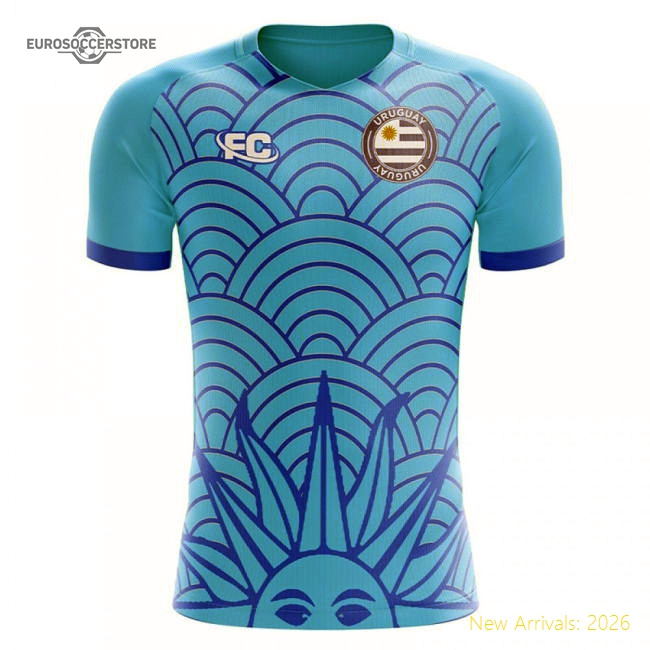 Football Uruguay Jersey - Official Moisture-wicking Construction