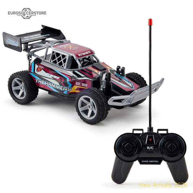 Official West Ham United Fc Radio Control Speed Buggy 1:18 Scale