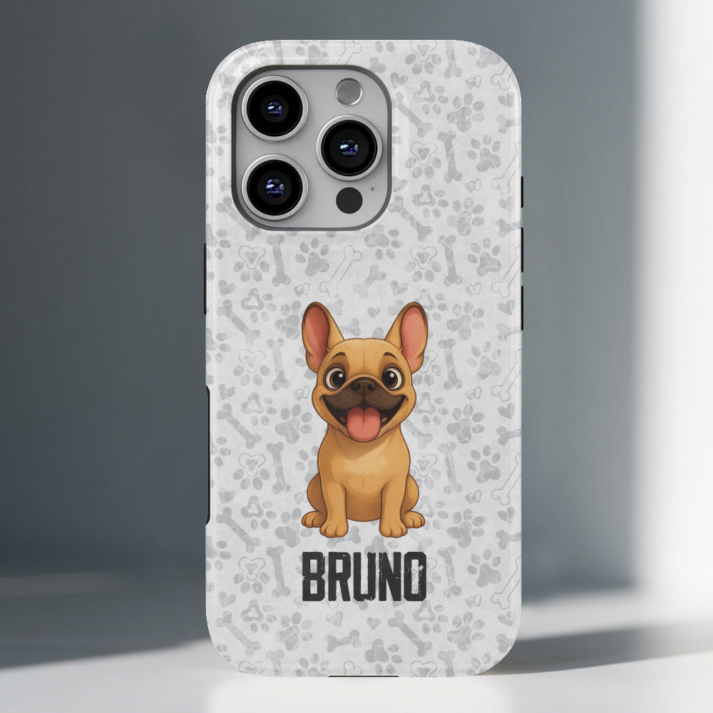 Durable Bruno - Personalized Dual-layer Phone Case for Street Style