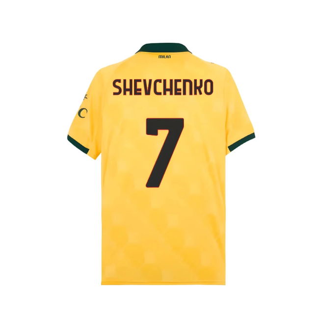 True Acm Ac Milan Third Shirt Shevchenko #7 Ultra Comfort Modern S...