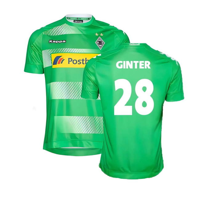 2016-18 Gladbach Away Shirt ((Very Good) (Very good) Reinforced Seams