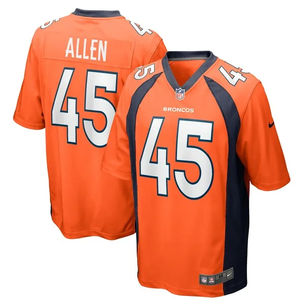 Performance None Game Jersey - Premium Orange NFL Fan Jersey | Game...