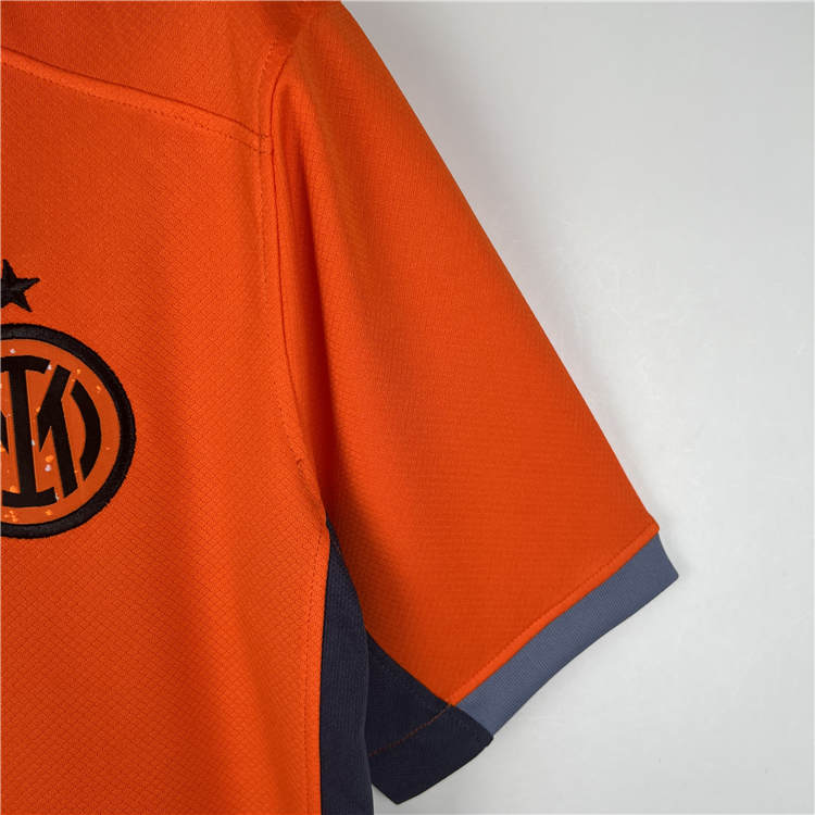 2324 Inter Milan Away Orange Soccer Jersey Football Shirt - Official