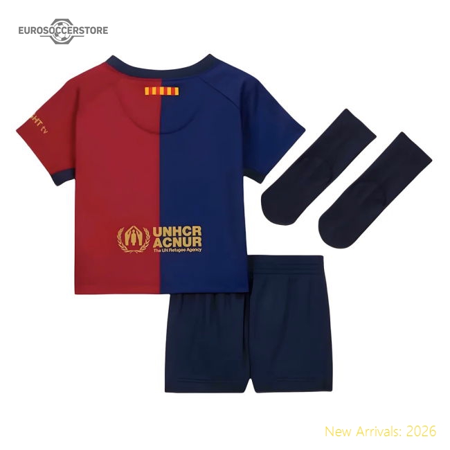 Barcelona Home Baby Kit 2024-2025 Fan Style Jersey