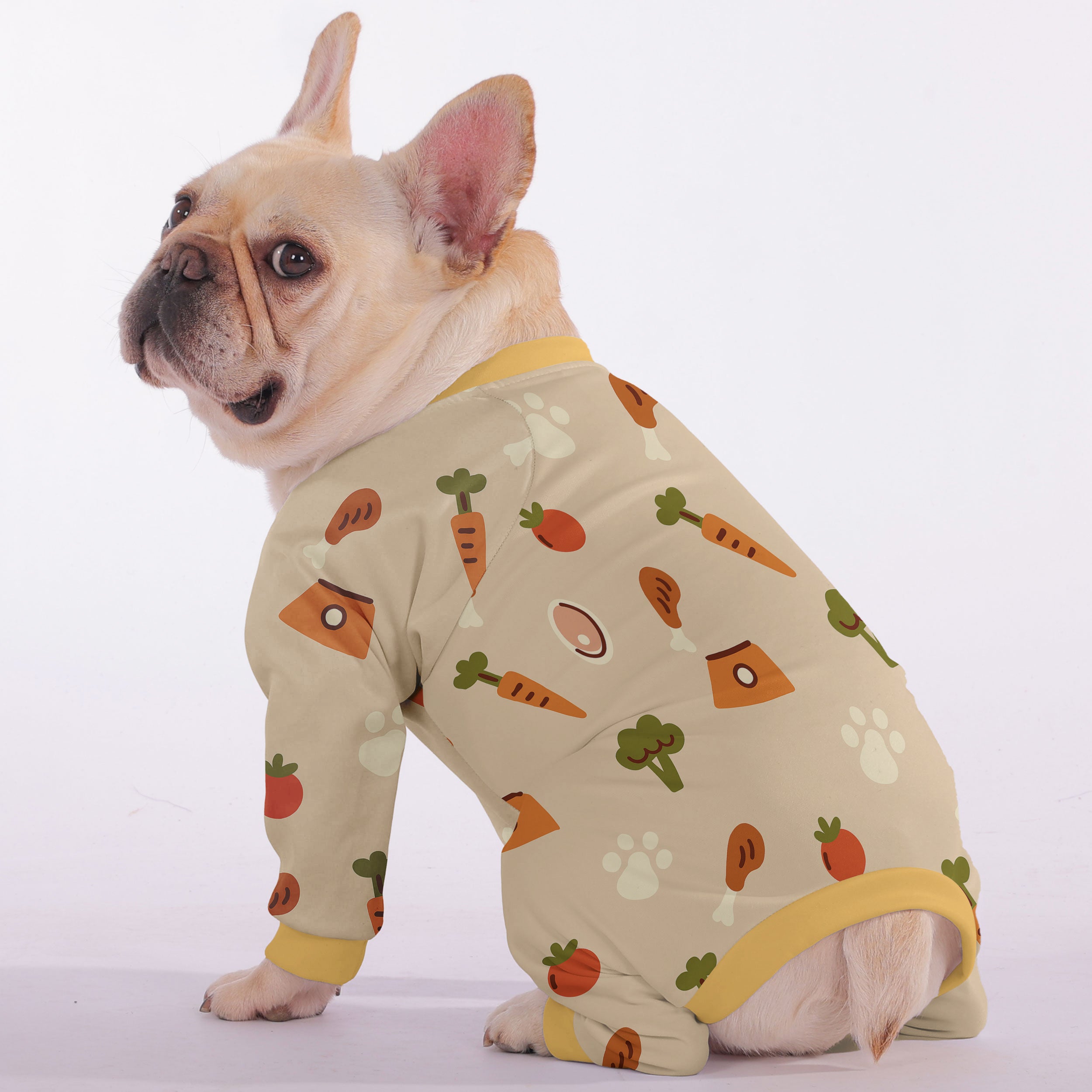 Premium Minimal-Aesthetic Zoey - Frenchie Pajama for Dog Owners Premium