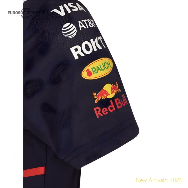 Red Bull Racing Fan Version Womens 2025 Red Shirt For Match Day