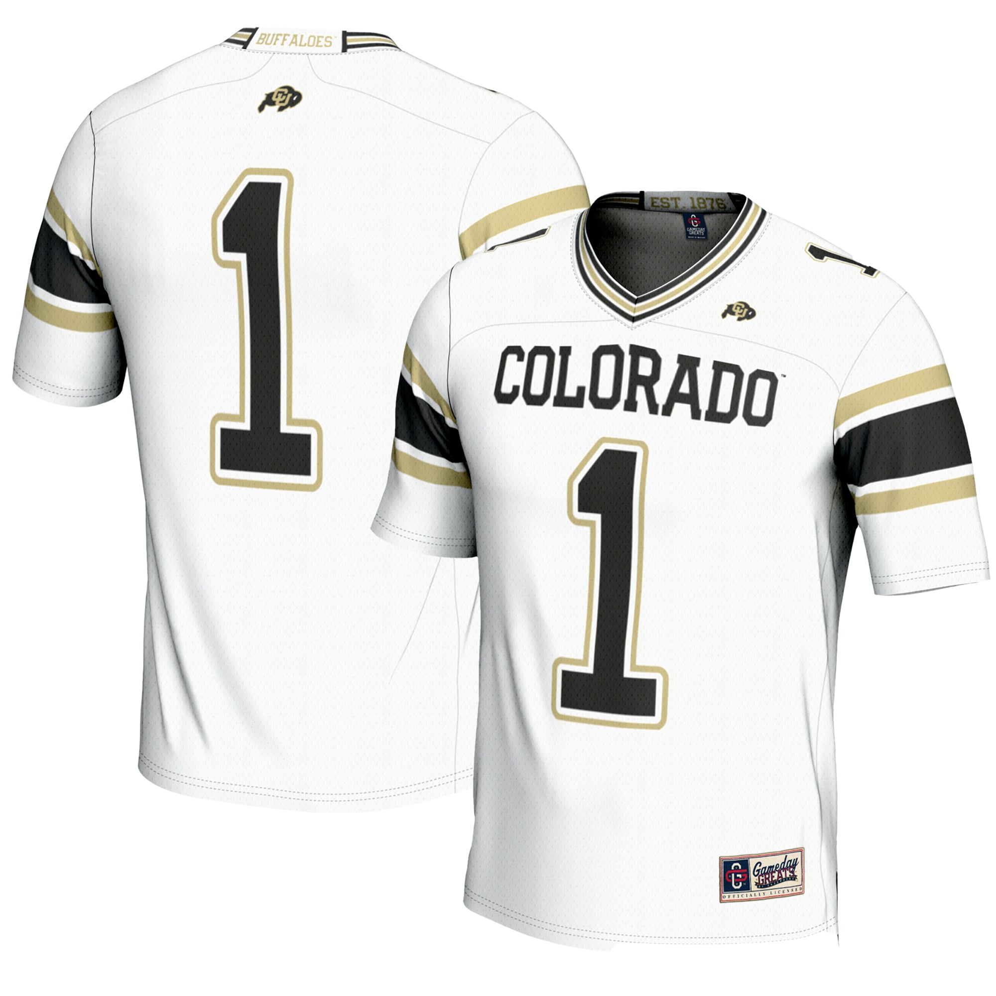 [NJP] Colorado Buffaloes GameDay Greats Youth Endzone Football Jersey - White