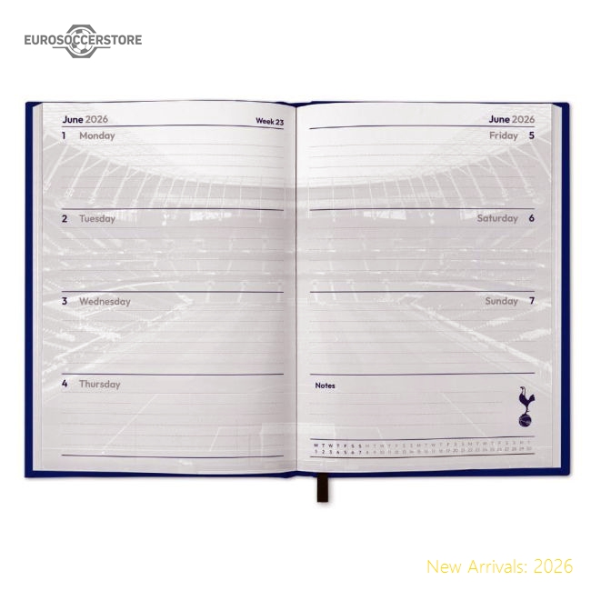 Tottenham Hotspur Fc Calendar & Diary Musical Gift Box 2026