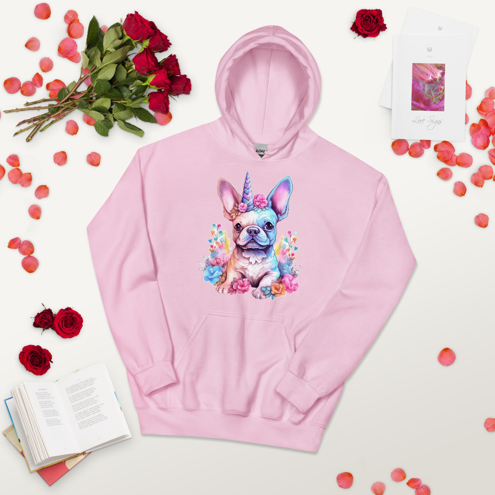 Trendy Unicorn-inspired Frenchie Unisex Heavy Blend Hoodie - A Magica...