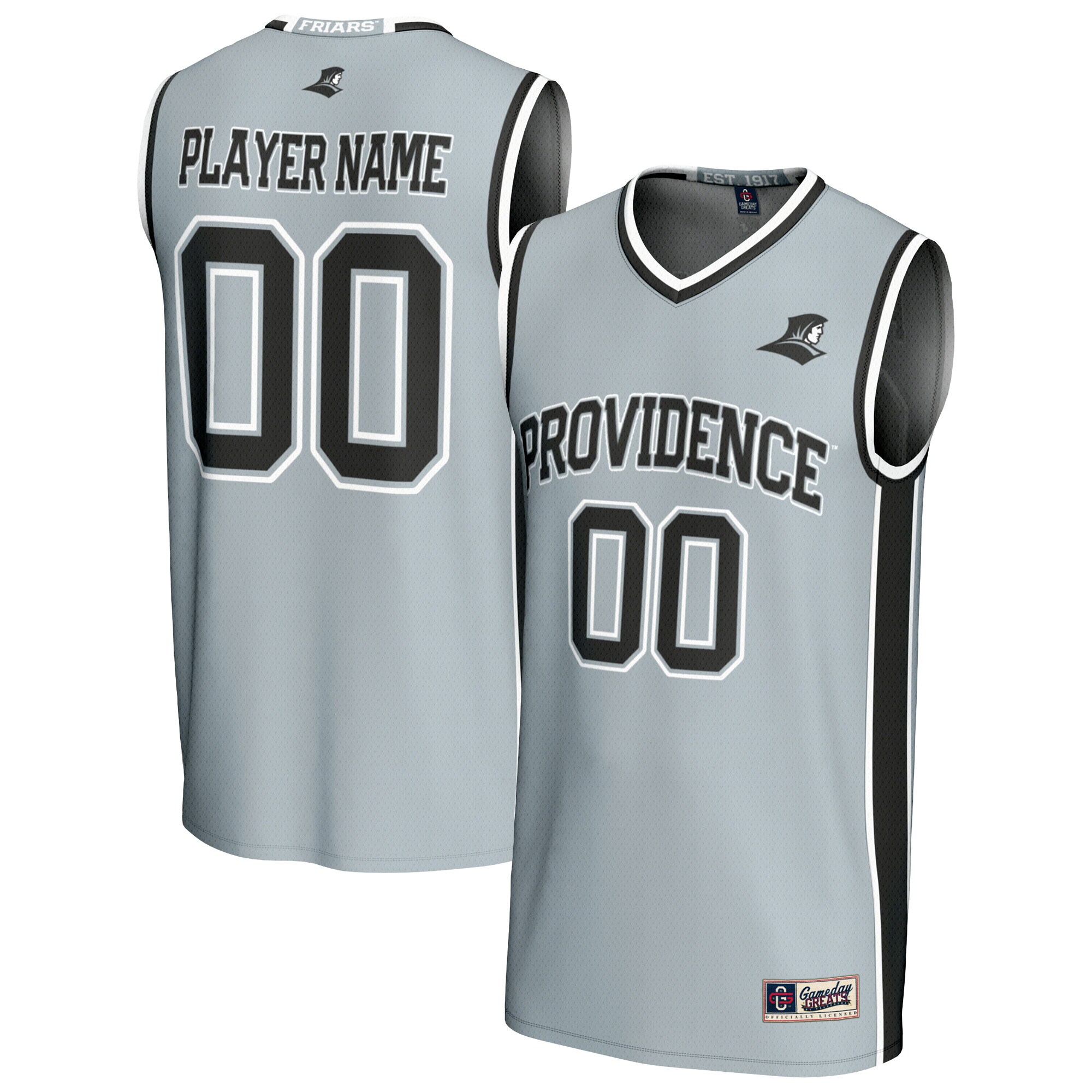 [DDG] Providence Friars GameDay Greats Unisex Lightweight Collegiate Men's Basketball NIL Pick-A-Player Fashion Jersey - Silver