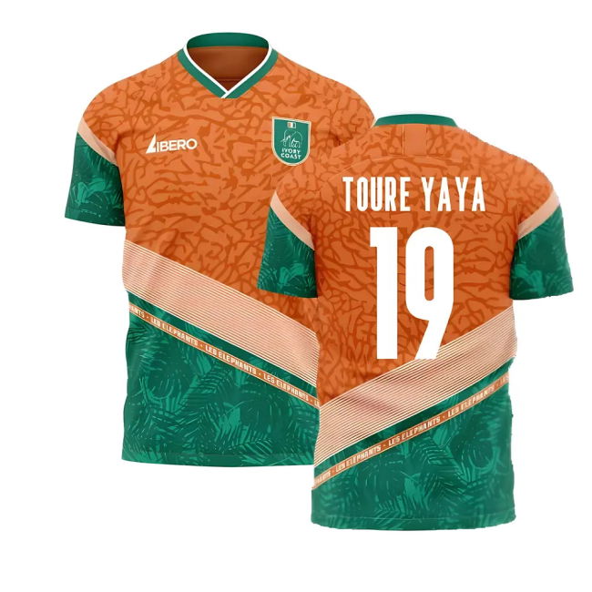 Collector's Ivory Coast Away Collector Jersey 2025-2026 (TOURE 19)