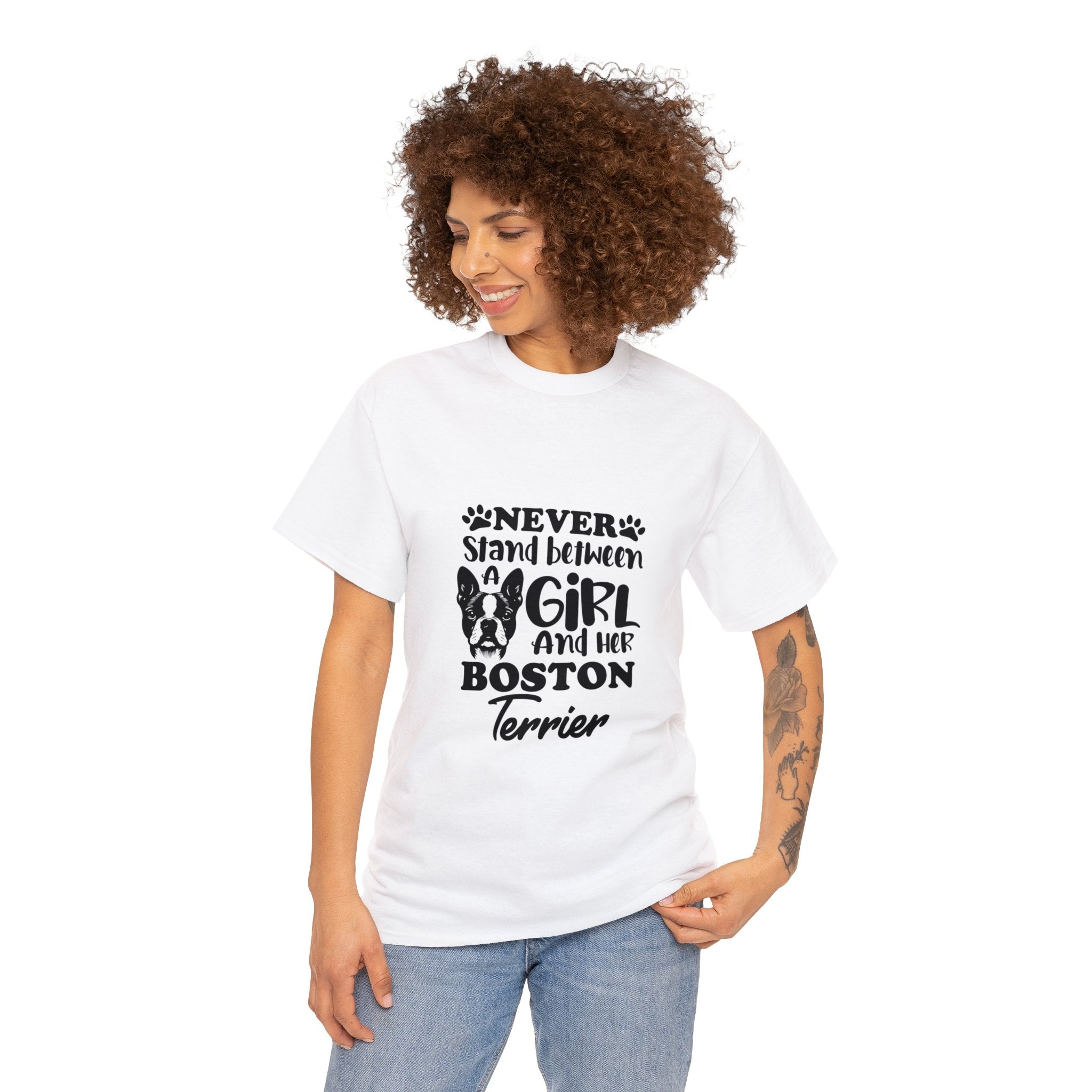 Zoey - Casual Unisex Tshirts For Boston Terrier Lovers Indoor Comfort