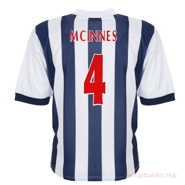 Breathable Replica West Brom 2002-2003 Home Shirt (Mcinnes 4)