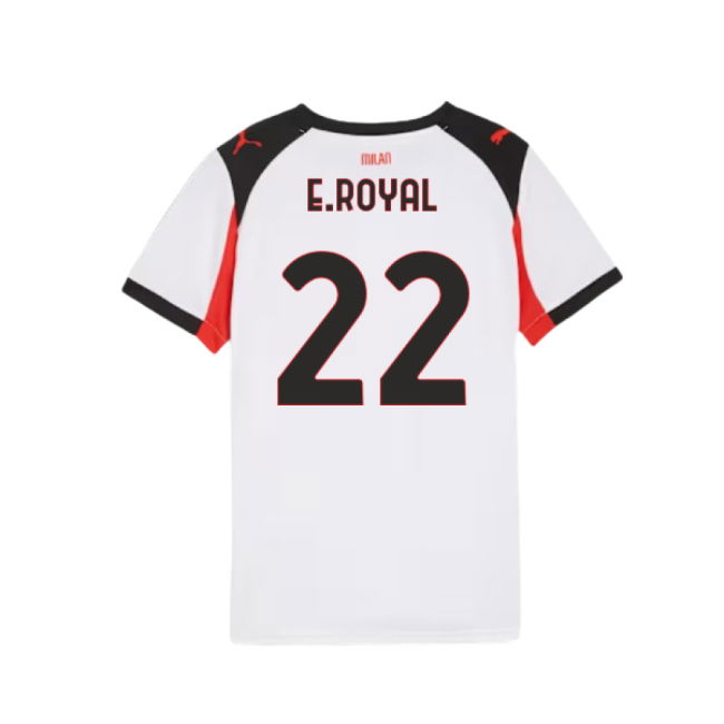 2025-2026 AC Milan Away Shirt (Kids) (E.Royal 22)