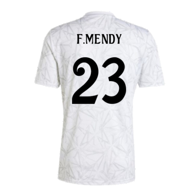 2024-2025 Real Madrid Pre-match Shirt (white) (fmendy 23)