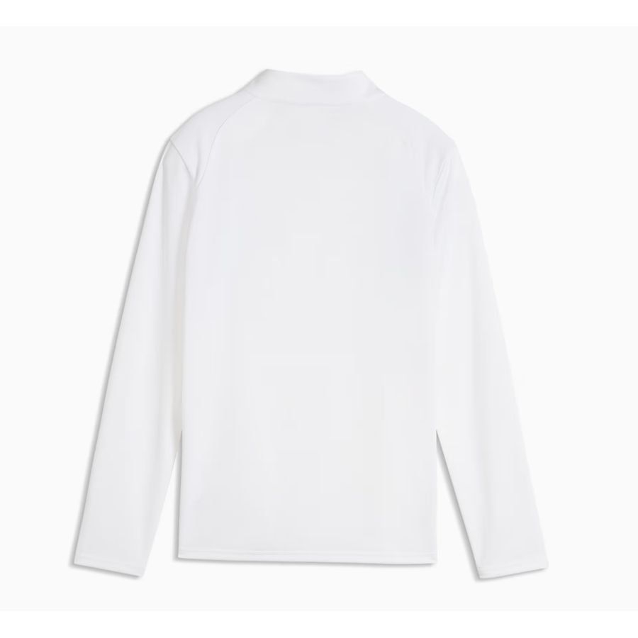 Marseille Training Shirt 1/4 Zip - PUMA White/Team Royal Blue Kids