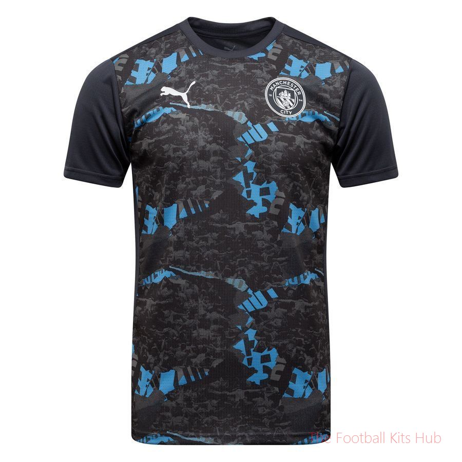 Manchester City Training T-Shirt Pre Match - Strong Gray/Cool Light Gray